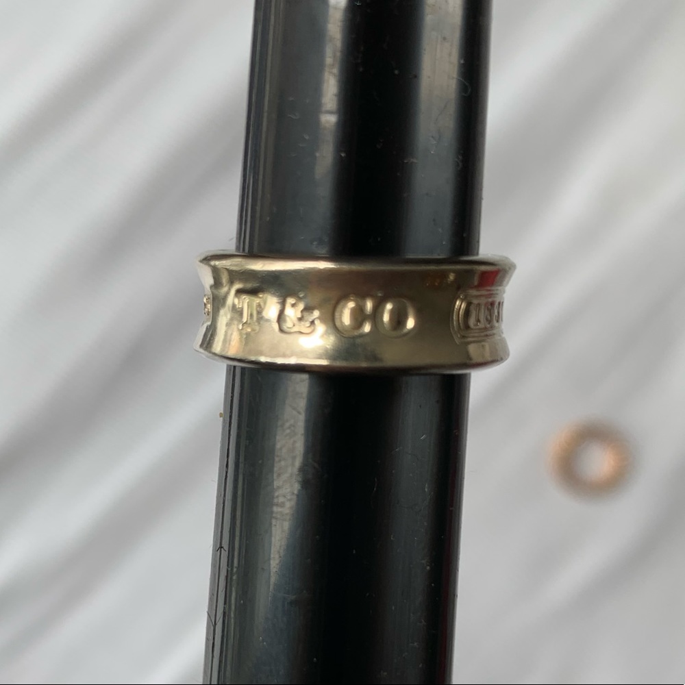 Tiffany 1837 sterling silver ring